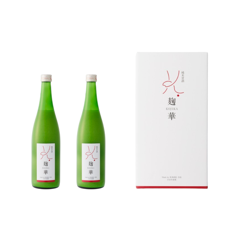 純米甘酒 麹華 KOJIKA 贈答用2本セット（パッケージ含む）